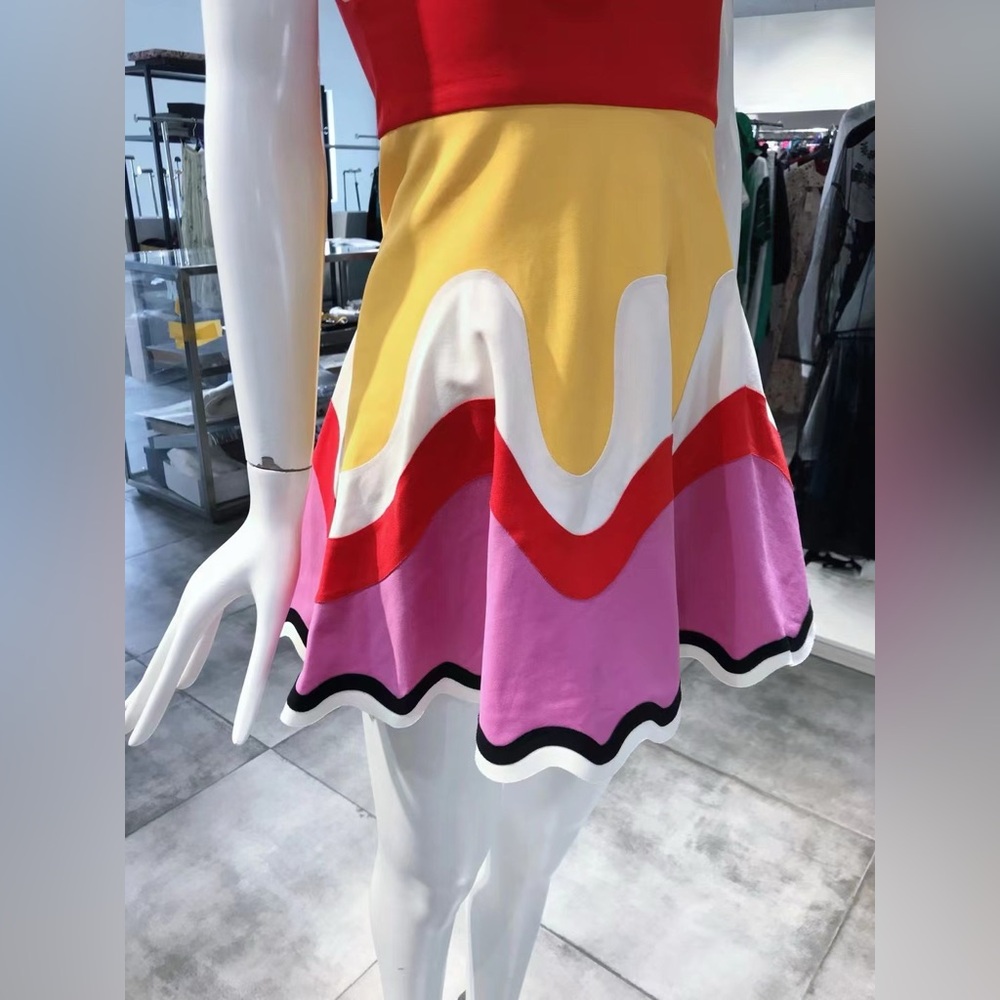 US 2 EMILIO PUCCI Color Printed Dress NWT - Picture 6 of 8